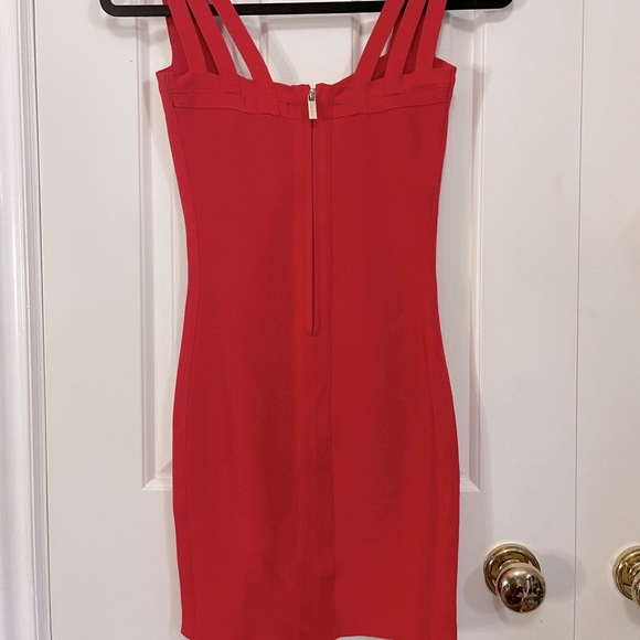 Red Guess Bandage Dress (x-small) - Picture 2 of 3